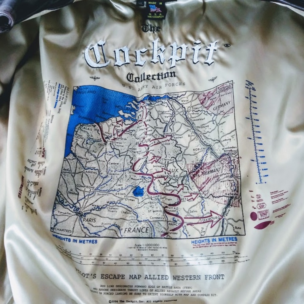 The Cockpit Type A-2 Hand Tanned Leather Men’s Bomber Jacket - Picture 10 of 15